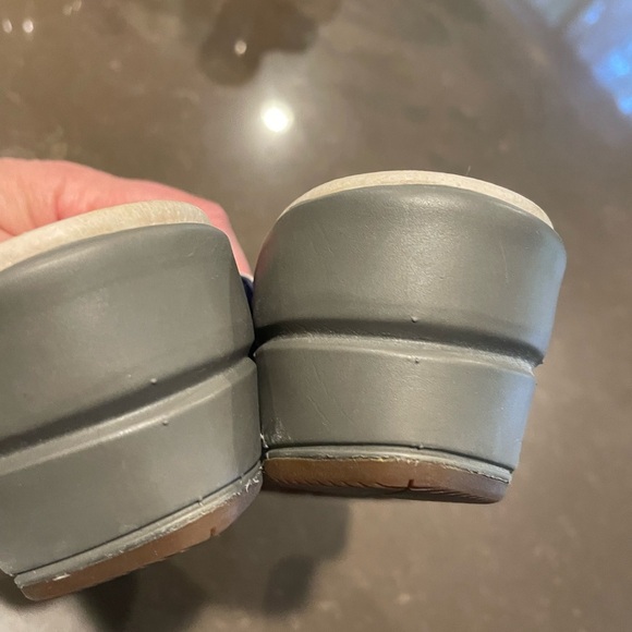 Navy Merrell Wedge Sandals - Picture 4 of 7